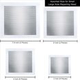 thumbnail image 2 of Drywall Repair Kit 48 Piece Drywall Patches Aluminum Drywall Patch Repair Kit Mesh Drywall Patch Kit (2/4/6/8 Inch), 2 of 7