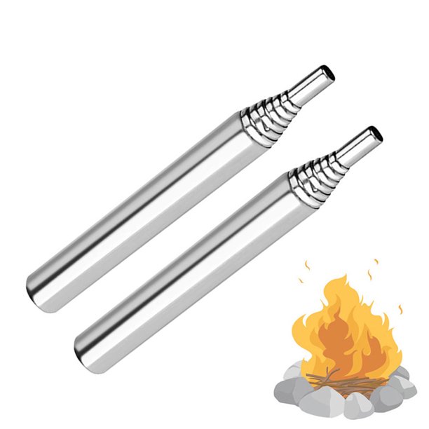 Outdoor Builds Campfire Collapsible Fire Blower Tool 2Pc Survival Blow