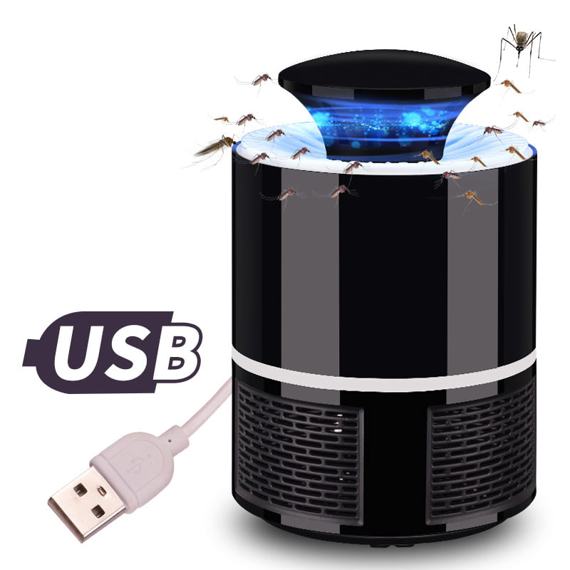 Electric USB Fly Zapper Mosquito Killer Bug Insect Pest LED Lamp Trap Control