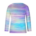 thumbnail image 3 of Women's Plus Size Long Sleeve V Neck Loose Blouse 2X Casual Top, 3 of 4