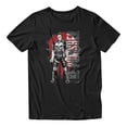 thumbnail image 2 of Marvel Spider-Man Brand New Day Men's The Punisher Red Distressed Skull T-Shirt (Black, S-XXXL), 2 of 4