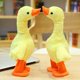 thumbnail image 2 of 14in Plush Stuffed Toy Interactive Doll Electric Duck with Recording Songs Player Novelty Toy Soft Cotton Dancing Doll heqiyong toy, 2 of 2