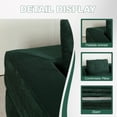 thumbnail image 5 of Timbernest Convertible Sofa Bed Folding Sleeper Sofa Corduroy Boneless Floor Couch for Living Room, Bedroom, Dark Green, 5 of 10