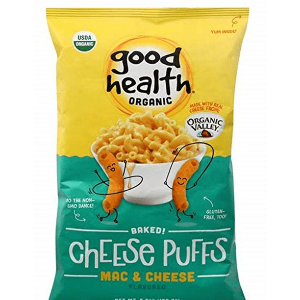 Normaal ga werken diefstal Good Health Organic Mac n' Cheese Baked Puffs 5.25 oz. Bag (4 Bags) -  Walmart.com