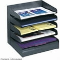 thumbnail image 3 of Safco Steel Desk Tray Sorter 5-Tier Ltr 12"x9-1/2"x11-1/4" BK 3127BL, 3 of 4