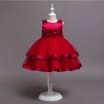 thumbnail image 1 of Vestido infantil para niñas Vestido de noche de cumpleaños Vestido de princesa para niñas Vestido de actuación de presentadora de baile de piano, 1 of 6