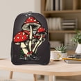 thumbnail image 5 of Kdxio Red Mushrooms Clear Backpack, Transparent Bookbag for School for Women Men, Capacity Clear Bag for College, Travel, 5 of 7