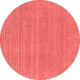 thumbnail image 1 of Ahgly Company Indoor Round Oriental Red Industrial Area Rugs, 6' Round, 1 of 4