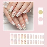 FEOLGEHLY Press on Nails Medium Square Grad… product image