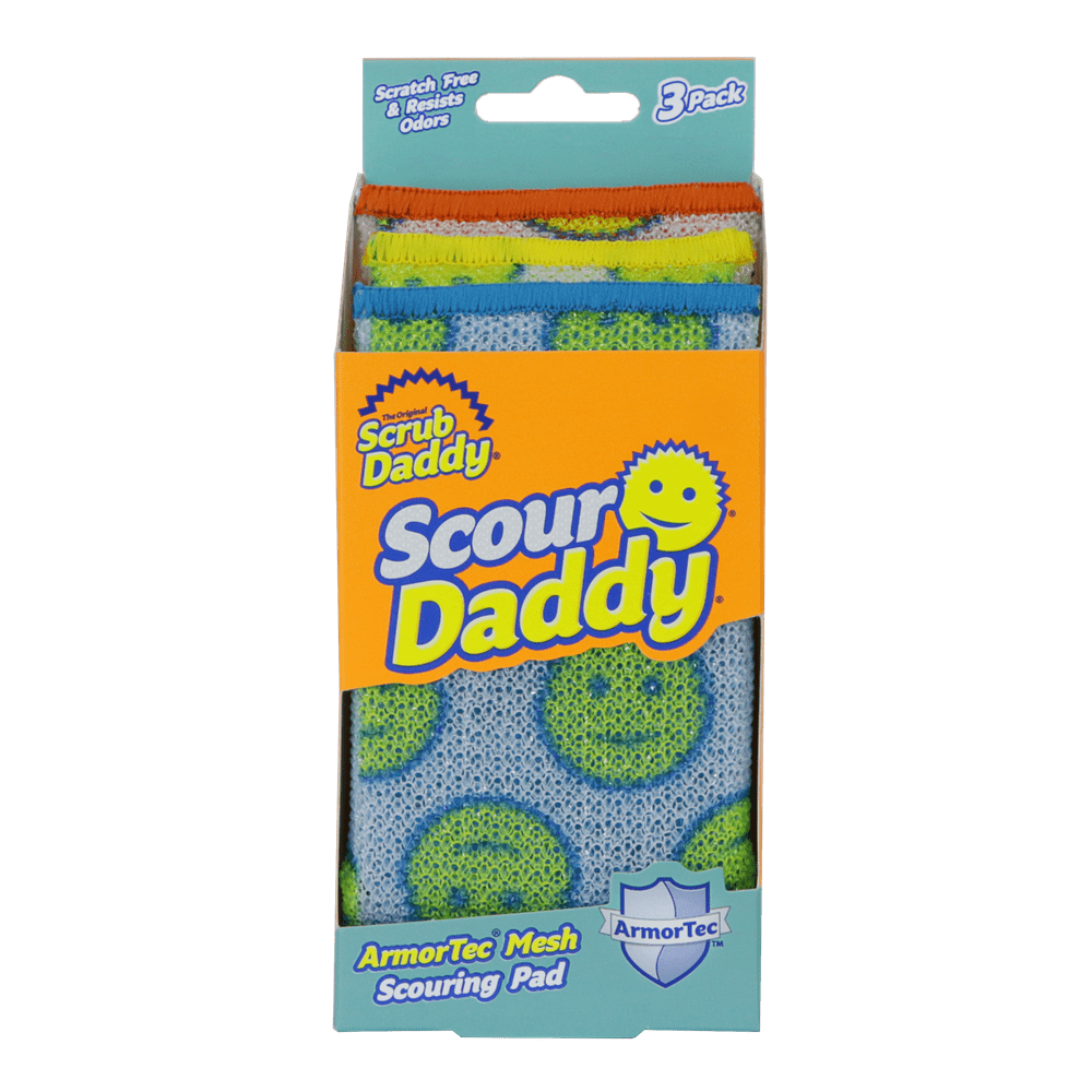 Scrub Daddy Scour Daddy Heavy Duty Sponge For Household, 3 Pack