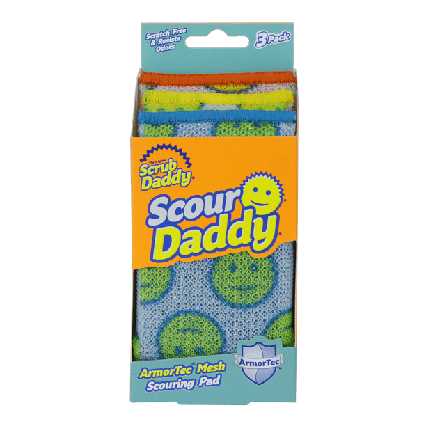 Scrub Daddy Scour Daddy Heavy Duty Sponge For Household, 3 Pack
