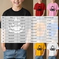 thumbnail image 3 of CMSHTD Halloween Shirts for Kids Boys Short Sleeve Fall, Toddler Boys Children T-Shirts Cute Tops, Yellow Size 2-3 Years, 3 of 4
