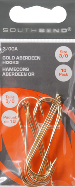 2//0 Southbend Aberdeen Gold Hooks