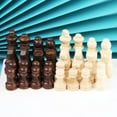 thumbnail image 4 of 32 Pcs Wooden Chess Pieces International Chess Figures Tournament Chessmen Pieces Hand Carved Figure Figurine, 4 of 8