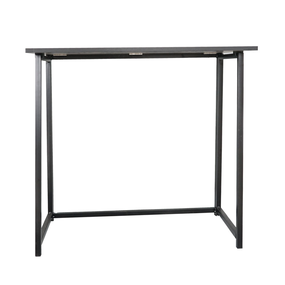 Kepooman Simple Collapsible Computer Desk, Home Office Wood Computer Desk Work Tabl, Black Kepooman Simple Collapsible Computer Desk, Home Office Wood Computer Desk Work Tabl, Black