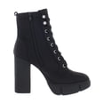 thumbnail image 3 of Steve Madden Womens Hani Ankle Booties Combat & Lace-up Boots, 3 of 3