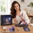 thumbnail image 3 of 3D Beaded Wolf DIY Kit, Midnight Forest Animal Beading Kit, Complete Bead Supplies Set for DIY 3D Decorative Figurine Home Display, 3 of 7
