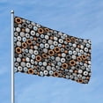 thumbnail image 2 of Lsque Colorful Screws Pattern Flag,Colorful Screws Printed Garden Flag 48 x 72 in - Double Sided Small Flags for Yard, 2 of 9