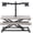 Gray, variant on VIVO Black 32" Standing Desk Riser with Adjustable Dual 13" to 30" Monitor Mount