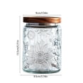 thumbnail image 3 of Vintage Glass Jars With Lids, Airtight Food Storage Containers, Kitchen Canisters For Sugar, Coffee, Tea, Spice, Flour, Candy Cookie, Pasta, Cereal, Cute Decorative Jars, 3 of 6