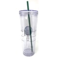 thumbnail image 3 of Vaso Starbucks Clear Venti Cold Cup de 700 ml con pajita verde, 3 of 3