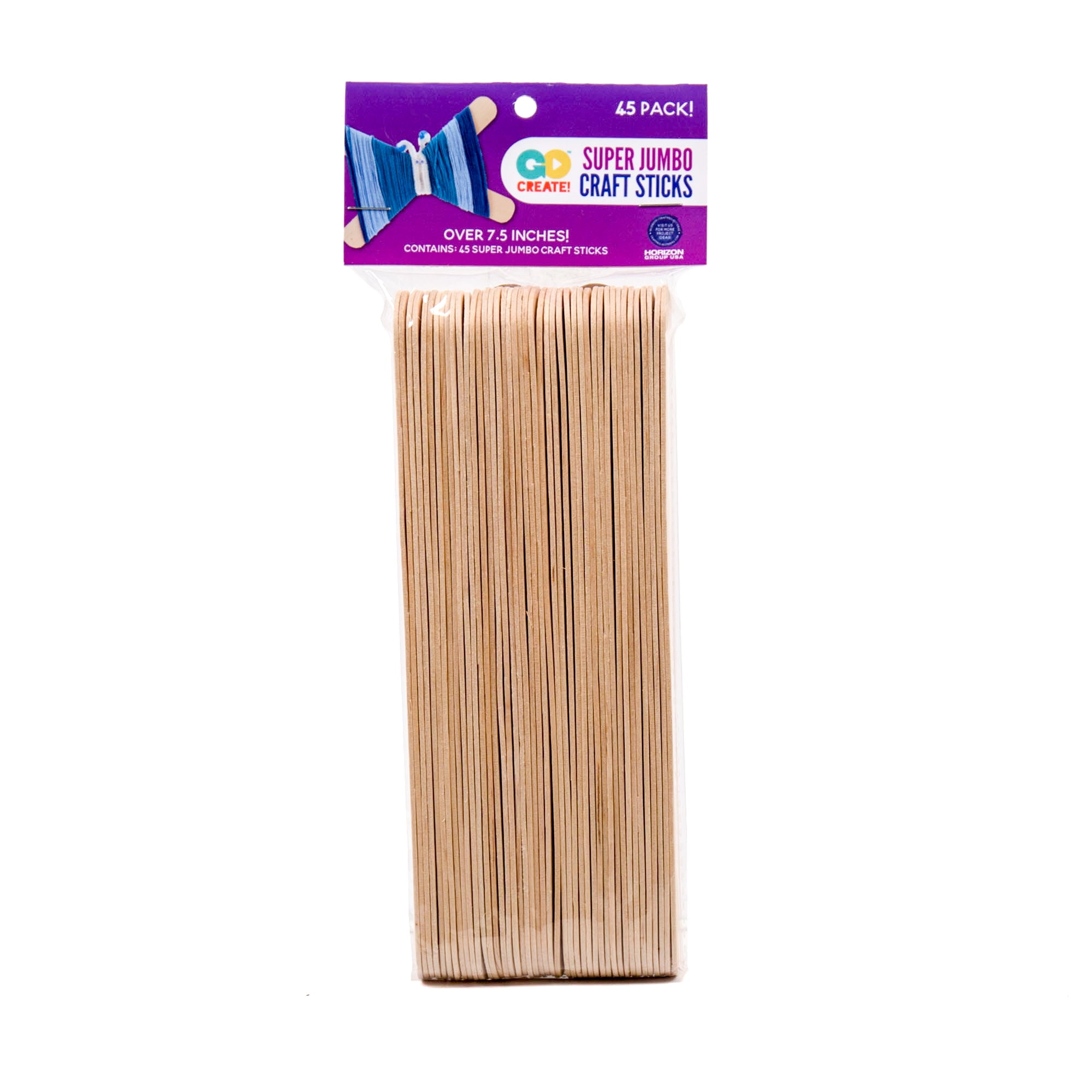 Craft Planet coloured wood wooden Lolly lollipop sticks standard size pack of 50 