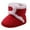 Red, variant on Lovebay Baby Girls Boys Toddler Booties Infant Prewalker Snow Shoes Newborn Anti-slip Sole Warm Boots