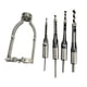 thumbnail image 1 of Taladro para agujeros cuadrado, soporte fijo de acero con 4 taladros, carpintería duradera para máquinas perforadoras, máquina de embutir, prensa de, 1 of 7