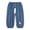 29-Blue, variant on jiaxiM Boys Cotton Linen Harem Pants Elastic Waist Loose Lightweight Breathable Long Bloomers Kid Summer Casual School Joggers Baggy Beach Trousers