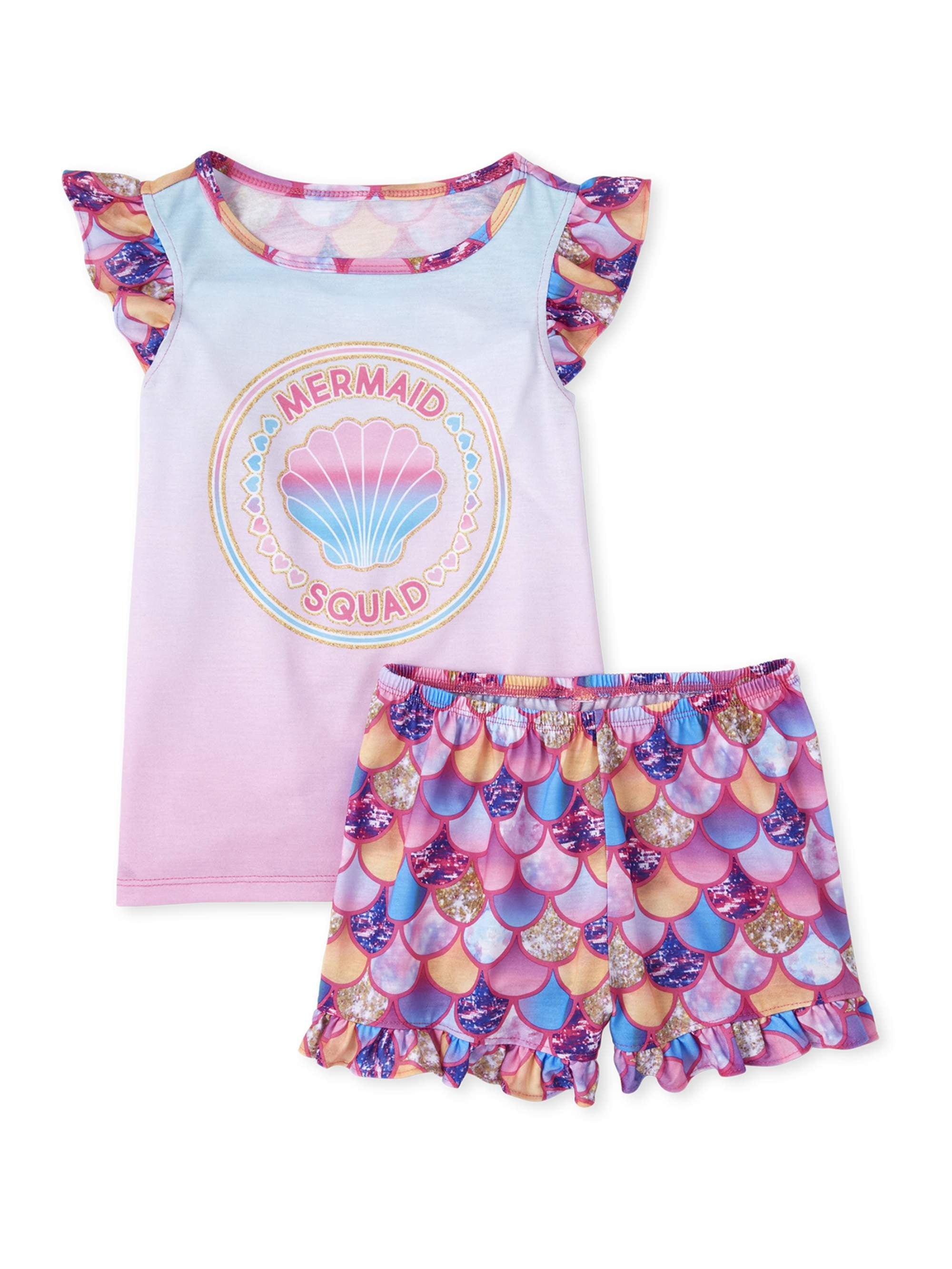 The Childrens Place Girls Jogger T-shirt 2-Pack Bundle Set