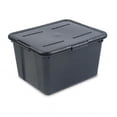thumbnail image 1 of File Tote With Lid  Legal/Letter  Plastic  19 x 15-1/2 x 11  Black, 1 of 1