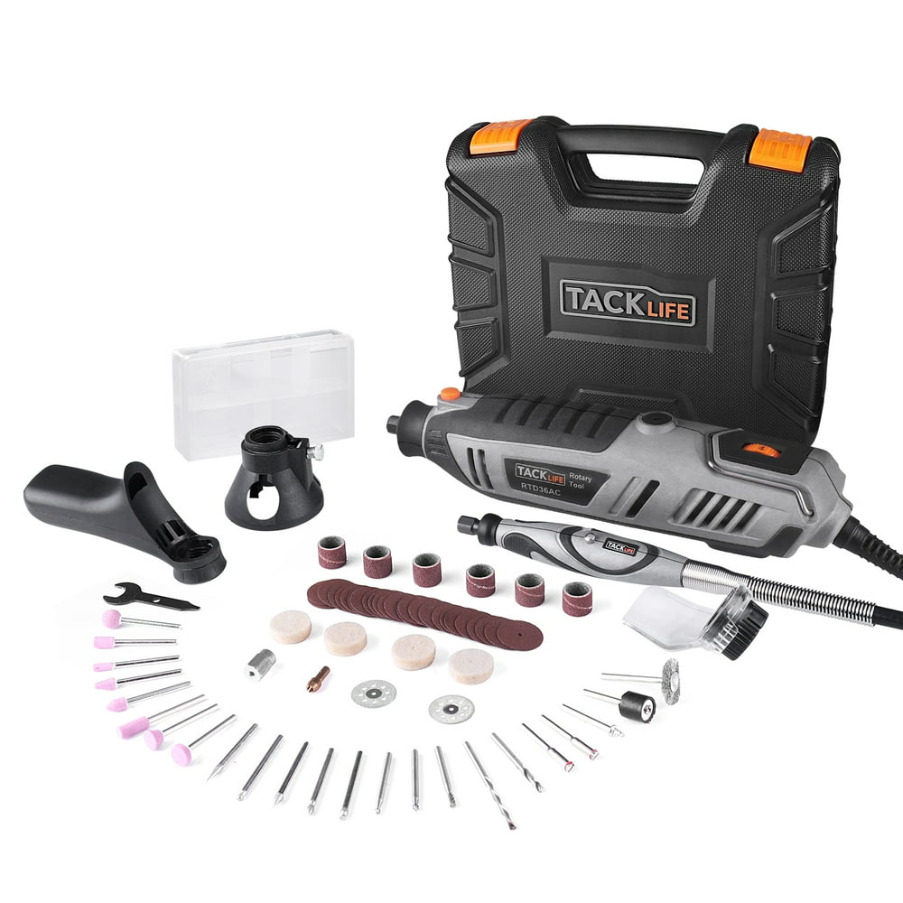 TACKLIFE Rotary Tool 200W Variable Speed with 170 AccessoriesRTD36AC