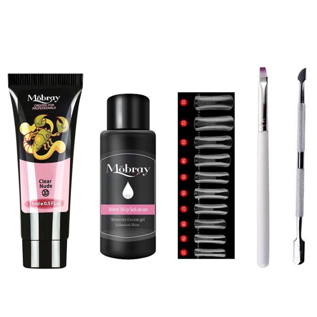 Juego de manicura 15ml Pegamento para uñas Moldes para uñas Terapia Pluma Acero Labymos pegamento de uñas