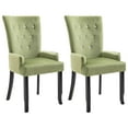 thumbnail image 5 of vidaXL Dining Chairs High Back Kitchen Side Chair for Home Dining Room Velvet, 5 of 35