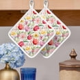 thumbnail image 2 of Spring Tulip Pot Holders for Kitchen Heatproof Potholder, 5 Pack Summer Floral Botanical Elegant Hot Pads Multipurpose Oven Pads Cloth Potholders Trivet for Cooking Baking, 2 of 8