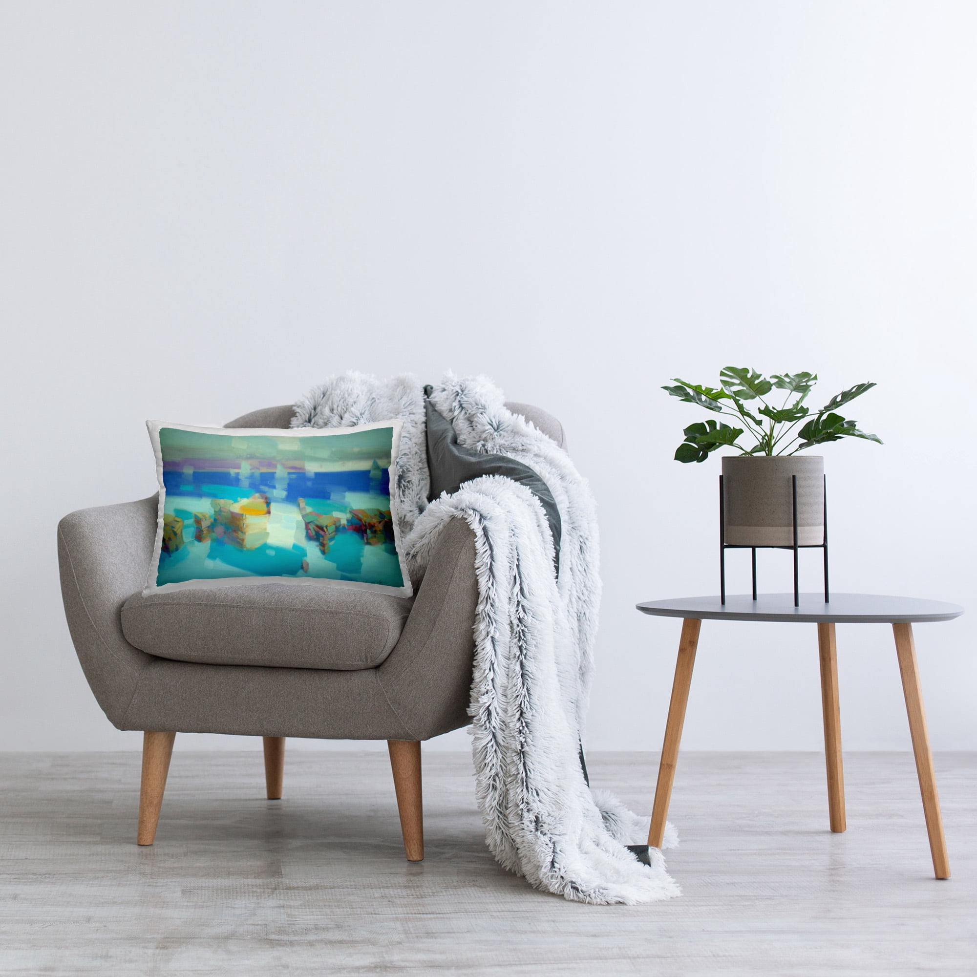 Stupell Industries Abstract Sea Stacks Decorative Printed Throw Pillow Design by Vahe Yeremyan