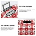 thumbnail image 3 of Yiaed Red Plaid Daisy Print Travel Luggage Cover Suitcase Protector Fits 18-32 Inch Luggage Wheel Covers Patterned Elastic Luggage Anti-scratch（No luggage）-Medium, 3 of 5