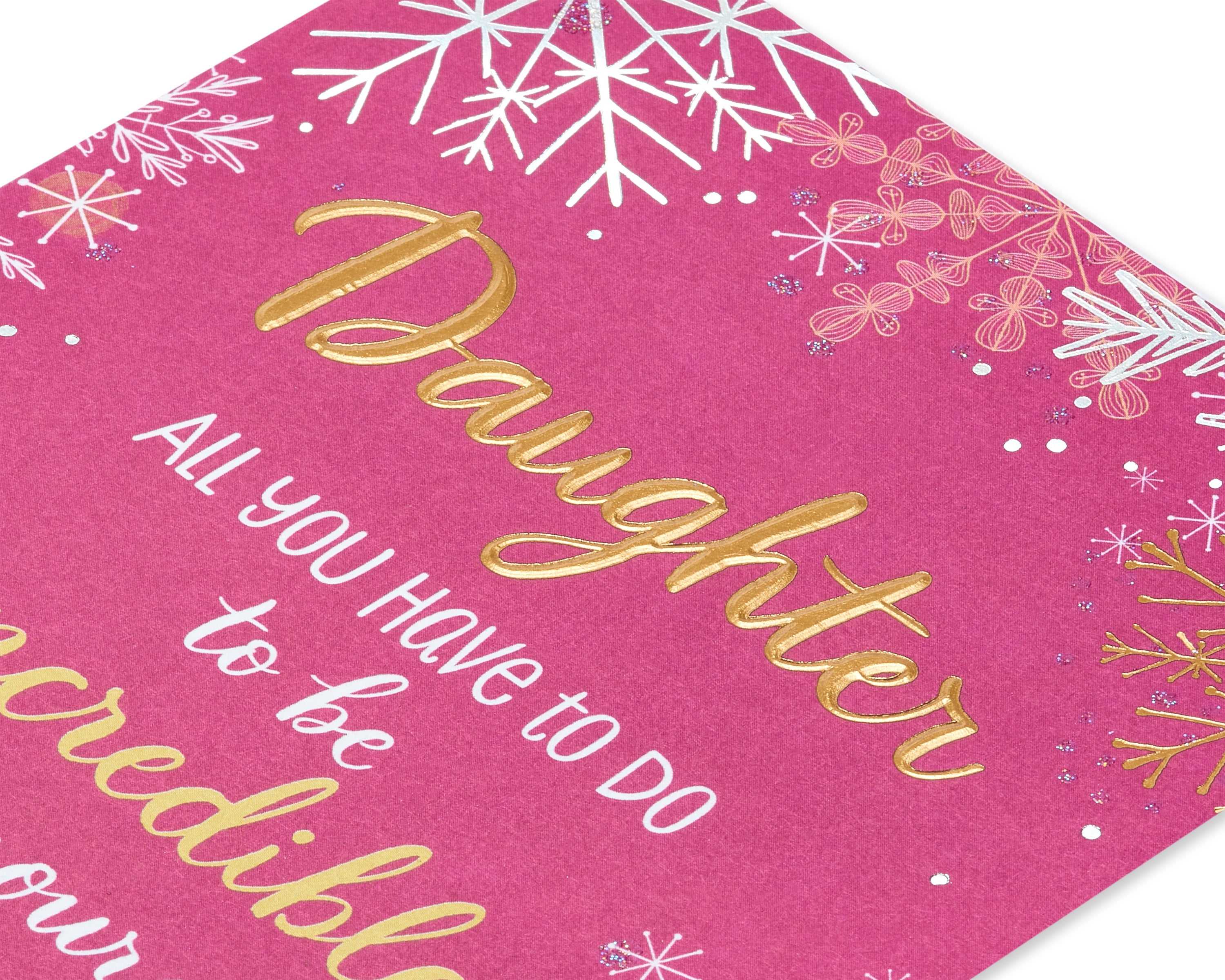 American Greetings Christmas Card for Daughter (Incredible)