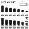 thumbnail image 3 of Nylon Spacers, Plastic Spacers Washers Assortment Kit, 345 Pcs Electrical Outlet Screw M3 Black Round Spacer, 3 of 6