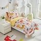 thumbnail image 2 of Juego de Ropa de Cama para Niños Pequeños UOZZI BEDDING Animales de la Jungla 4 Piezas Naranja, 2 of 9