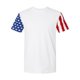 thumbnail image 1 of Code Five - Camiseta de manga corta con cuello redondo para hombre, 100 % algodón, con estrellas y rayas, color blanco, código cinco 3976, 1 of 1