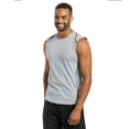 thumbnail image 2 of Men Tank Tops Print Hawaiian Tropical Print Summer Casual Workout Vest Round Neck Sleeveless Loose Shirts Lightweight Comfy Blouse Sports Training Gym Hoodies Bodybuilding Cut Off Muscle Shirts, 2 of 8