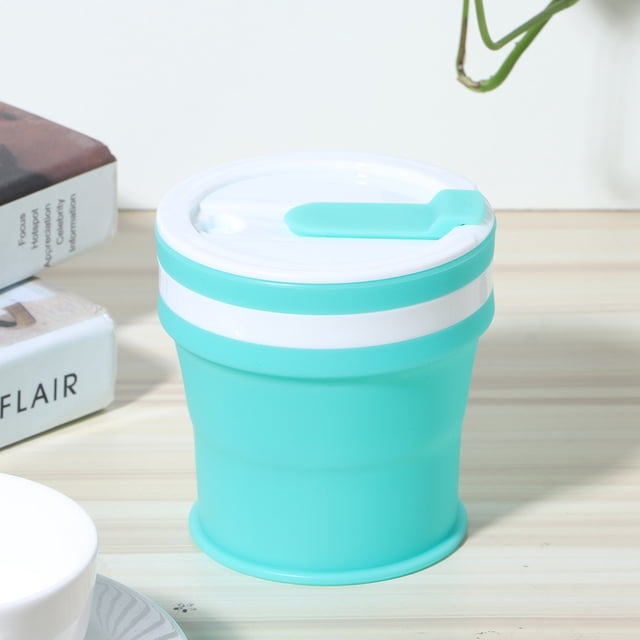 Taza de viaje, taza plegable de silicona de 350 ml, taza de café plegable, taza plegable de silicona, la mejor en su clase