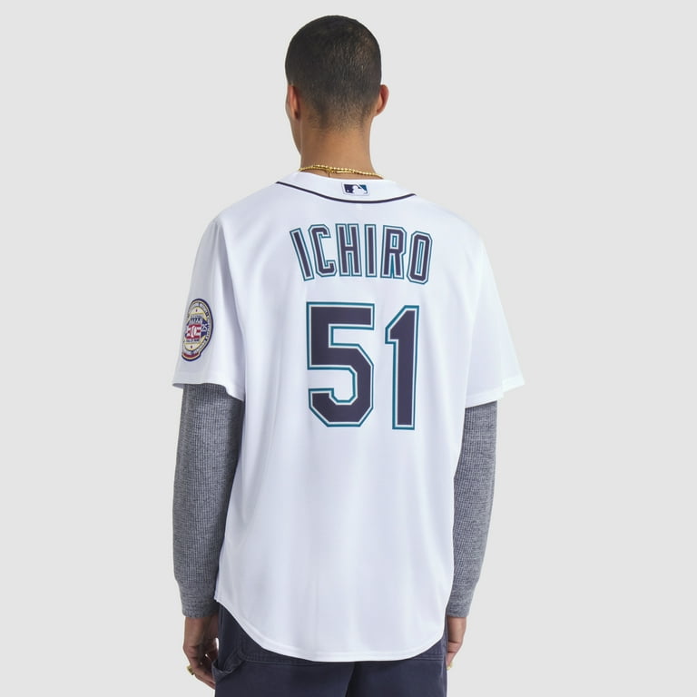 Men's Nike Ichiro Suzuki White Seattle Mariners 2025 Baseball Hall
