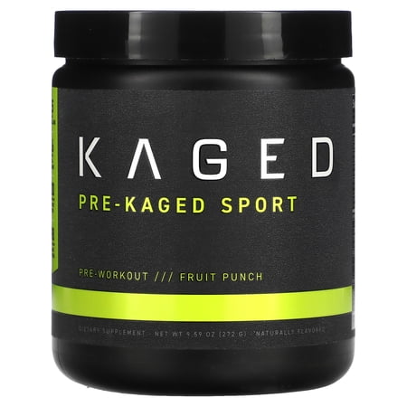 PRE-KAGED  Sport  Pre-Workout  Fruit Punch  9.59 oz (272 g)  Kaged