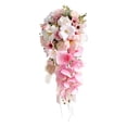 thumbnail image 3 of yuksok Bouquet Réaliste pour Centre de Table de Réception Douche Nuptiale Anniversaire, 3 of 9