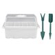 thumbnail image 1 of Maceta para germinación de plantas, juego de 5 bandejas para plántulas, caja de vivero, caja de plántulas con orificio de ventilación, tecnología innovadora, 1 of 12