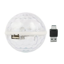 LABSERRON Disco Ball Light Up Usb Mini Light Stage Ball for Portable Lighting 2.2x2.2x2.2in 1Pcs