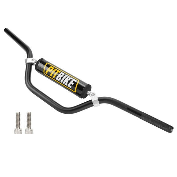 WEIYINGSI Universal 7/8 Inch 22mm Dirt Bike Handlebars, Upgraded Pit Bike Handlebar with Foam Pad for Motocross CRF YZF KXF KLX RMZ DRZ Pit Dirt Bike ATV Quad - Black