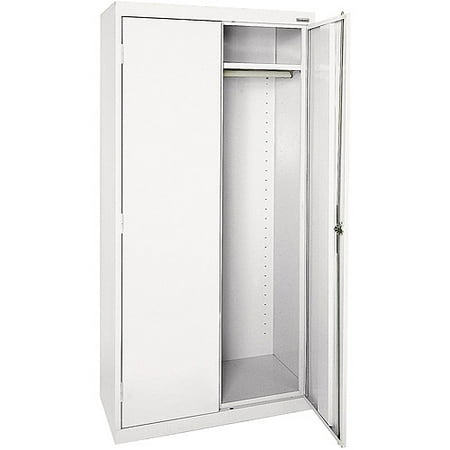 Elite Series Wardrobe Cabinet with Adjustable Shelf, 36"W x 24"D x 78"H, White
